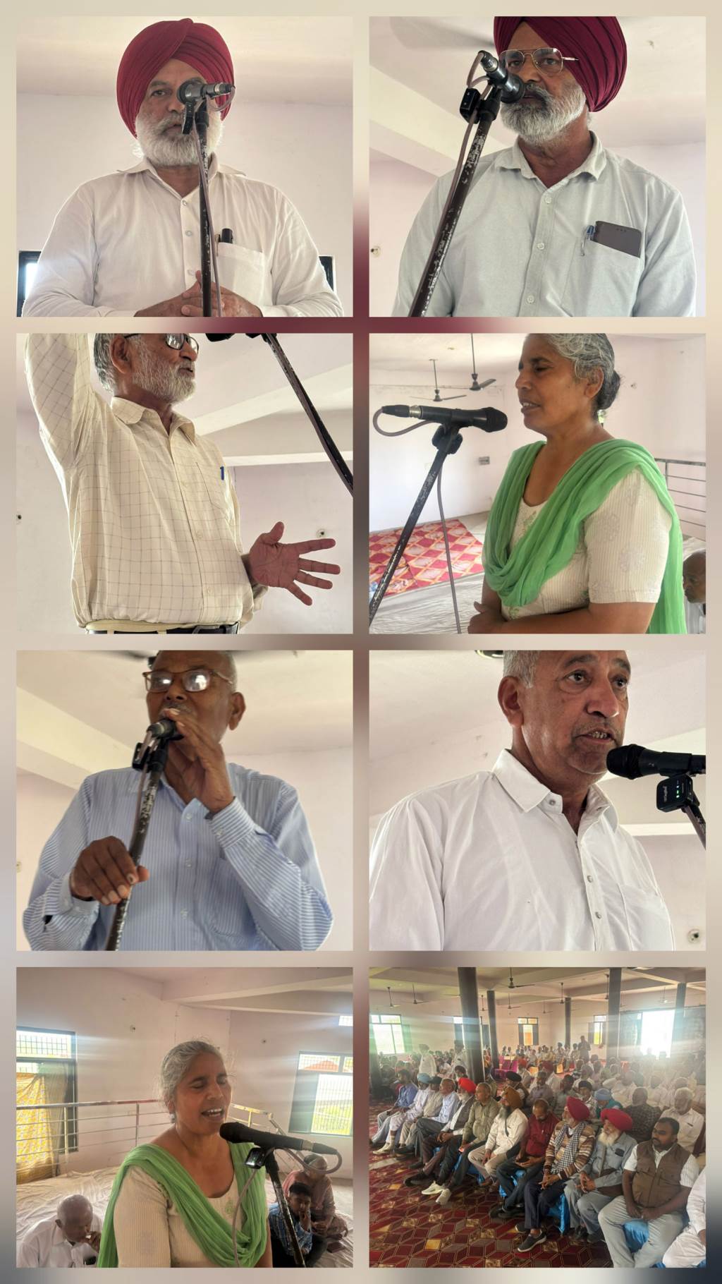 The sixth death anniversary of Comrade Raghunath Singh a longtime provincial leader of CPIM was celebrated at Binewal